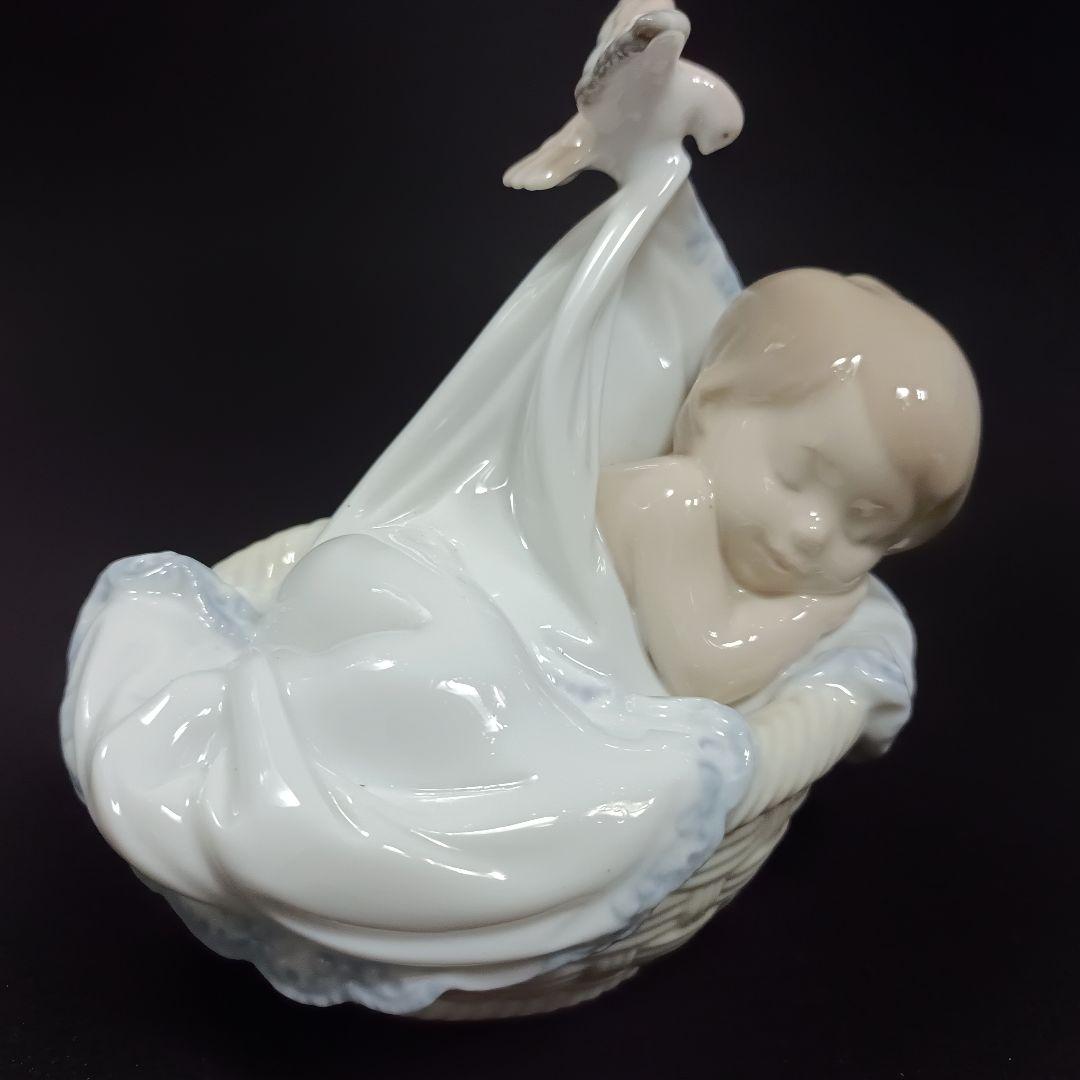 【美品】リヤドロ My Dream 僕の夢 フィギュリン 天使