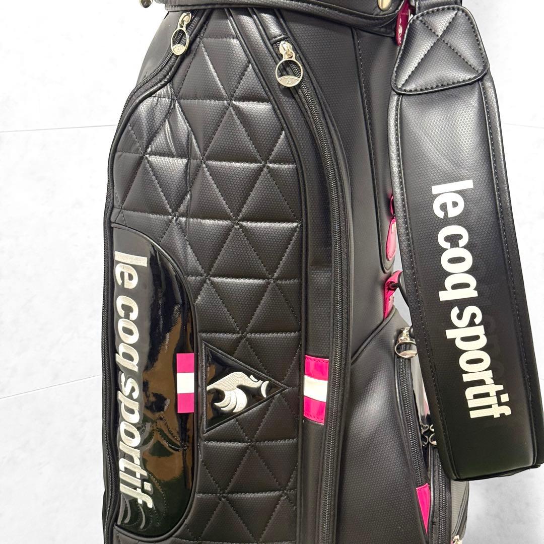 【美品】le coq sportif golfゴルフバッグ キャディバッグ