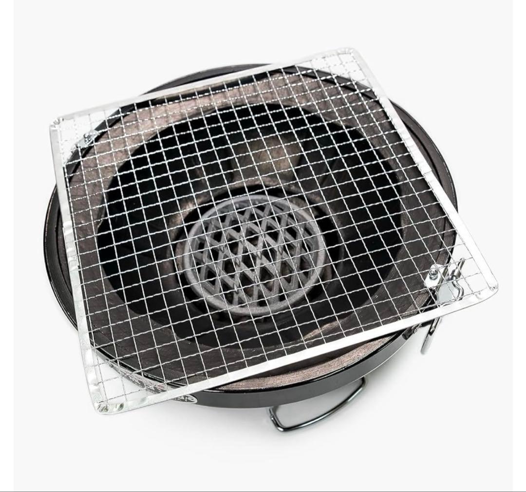 【未使用品】 純珪藻土製　太成　バーベキューコンロ 「能登」丸型　大
