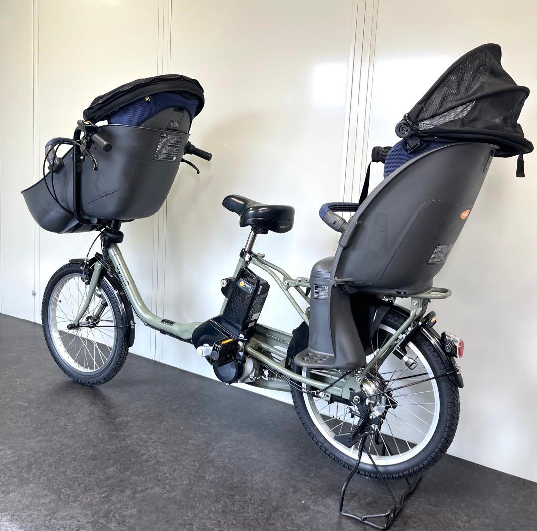 1年保証 新型　パナソニック　ギュットクルーム　オリーブ色　電動アシスト自転車