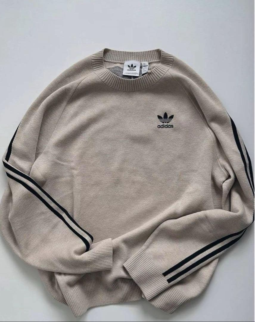 海外限定XS ADIDAS KNIT CREWニットクルー IX7816