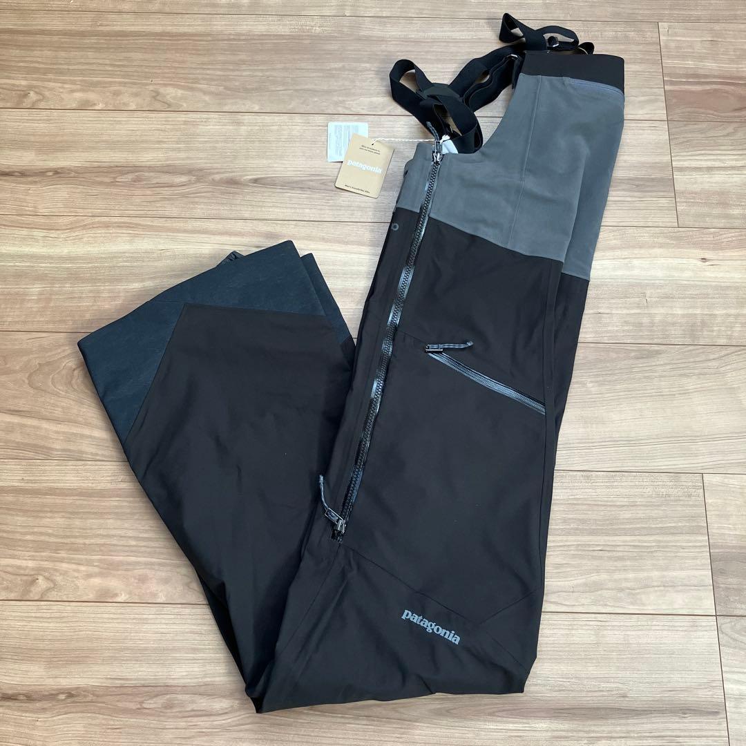 パタゴニア メンズ スノードリフタービブ XS BLACK