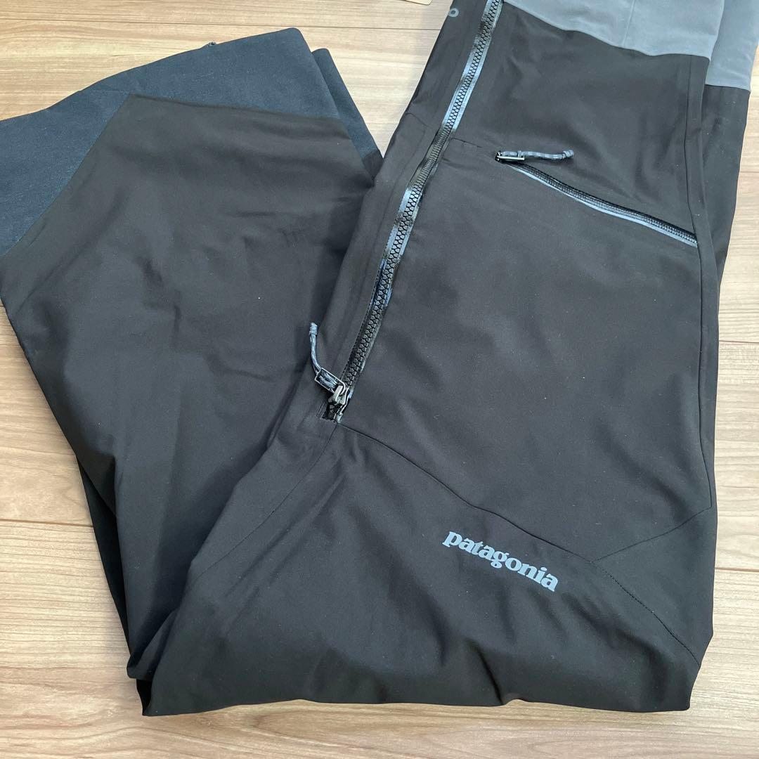 パタゴニア メンズ スノードリフタービブ XS BLACK