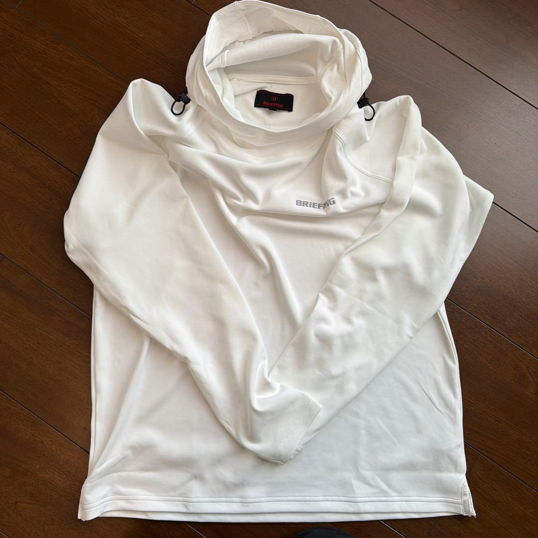 新品 BRG261M20 ブリーフィング TECH HOODIE ホワイト M