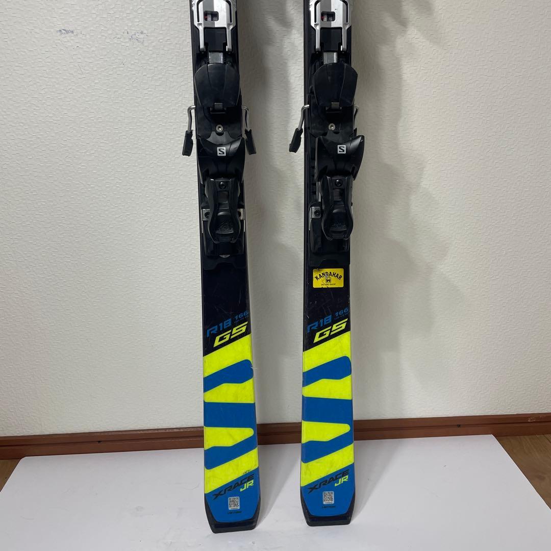 Salomon X-RACE （ジュニア用GS）166 スキー板　ビンディング付