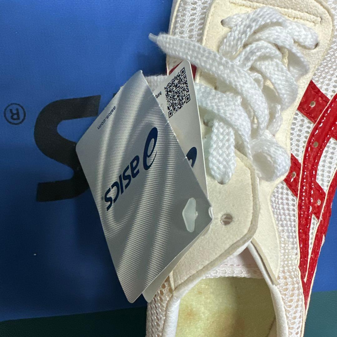 ASICS ソーティ24.5cm前後 ホワイト/レッド