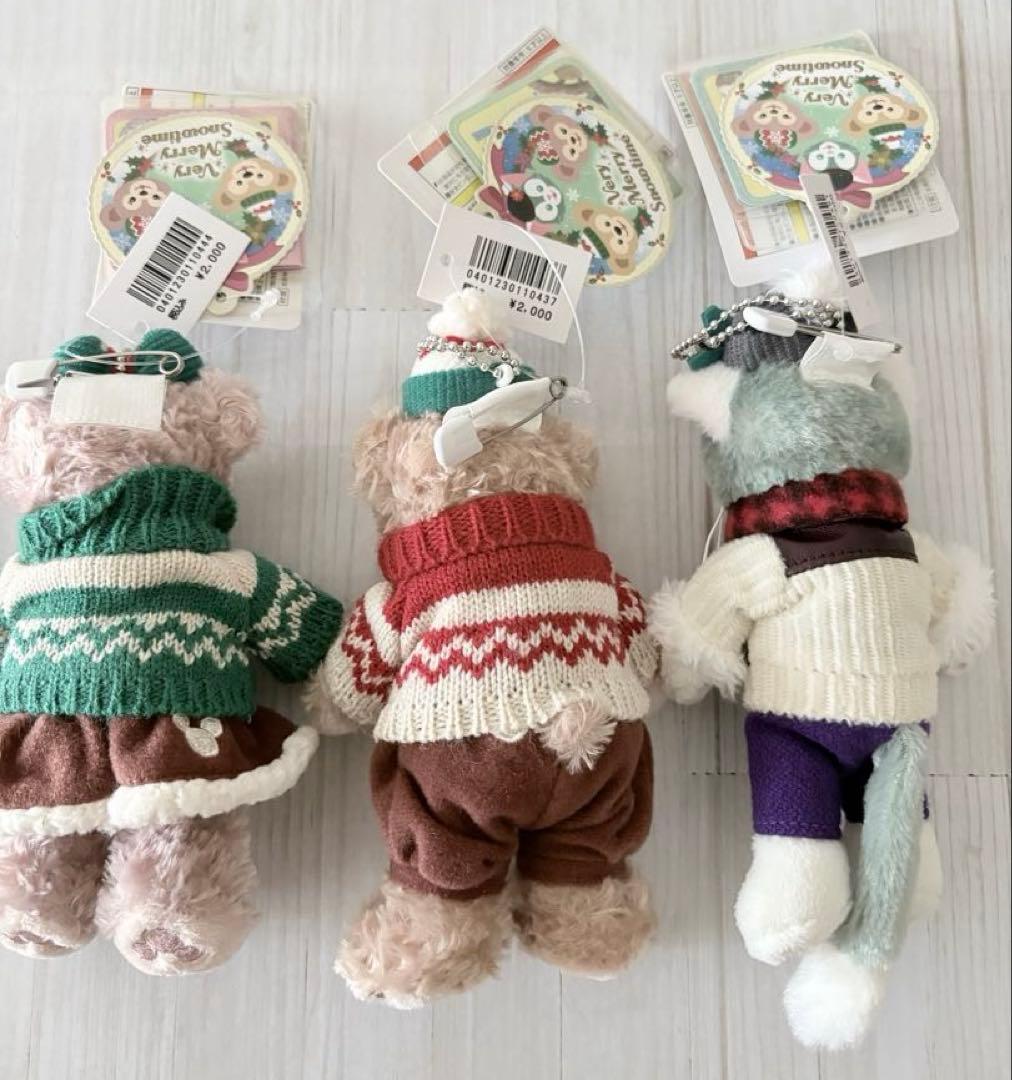 【値札タグつき】ダッフィー&フレンズ　ぬいぐるみバッジ