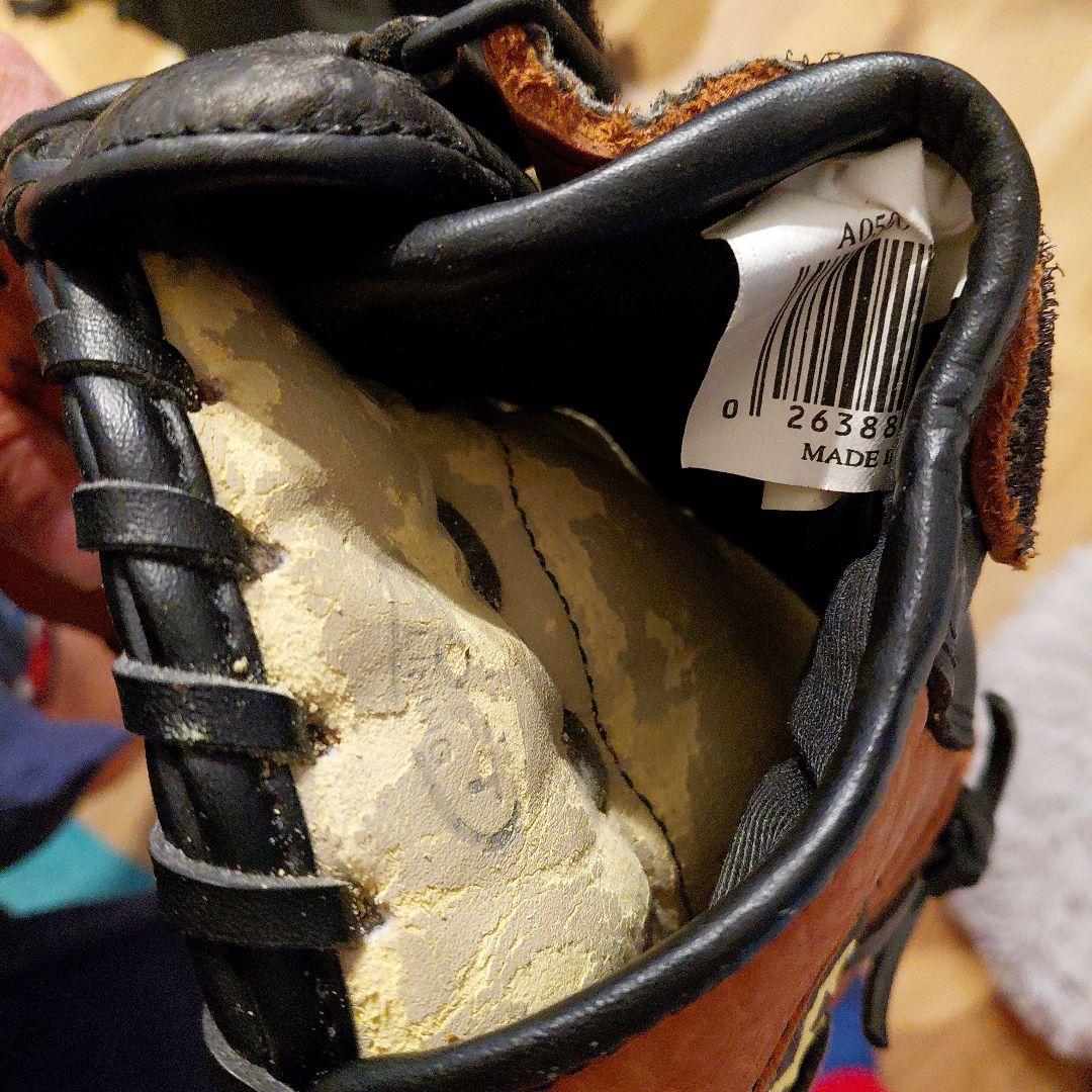Wilson PRO 500 硬式グローブ オレンジ/黒
