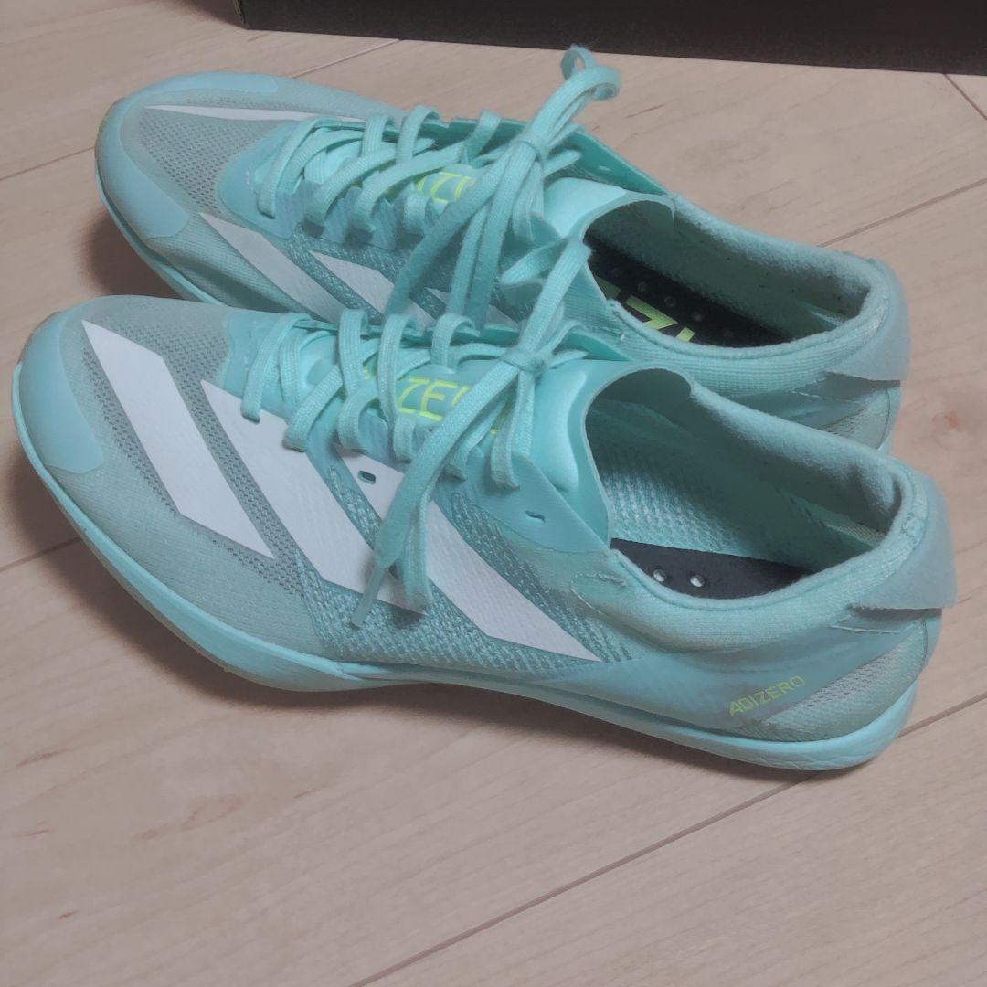 陸上スパイク　adizero finese 23.5cm ミントグリーン