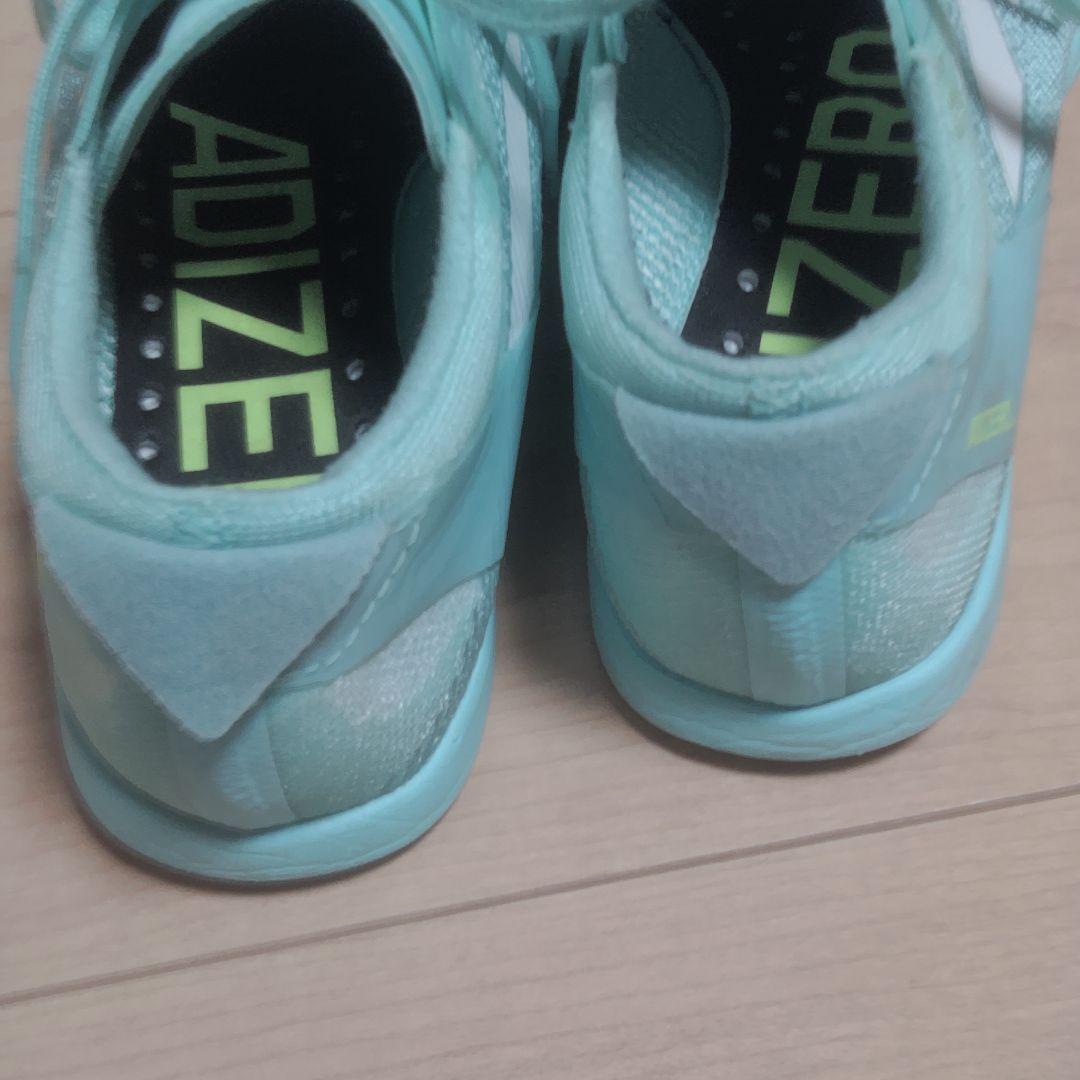 陸上スパイク　adizero finese 23.5cm ミントグリーン