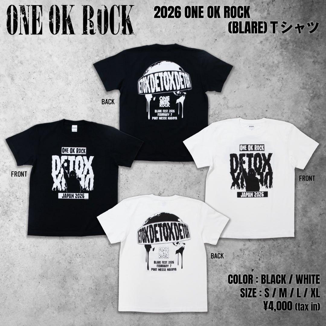 ONE OK ROCK DETOX Tシャツ Mサイズ 2026年版