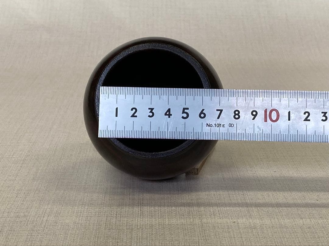 ドングリ形木製装飾容器 蓋付き