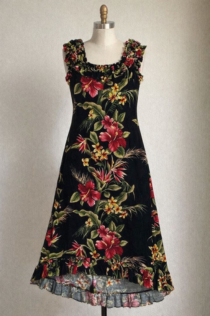 ハワイアンロングドレス　hula