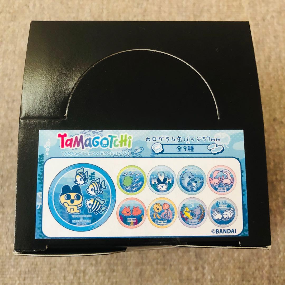 えのすい 江ノ島水族館 たまごっち ホログラム缶バッジ BOX コンプリート