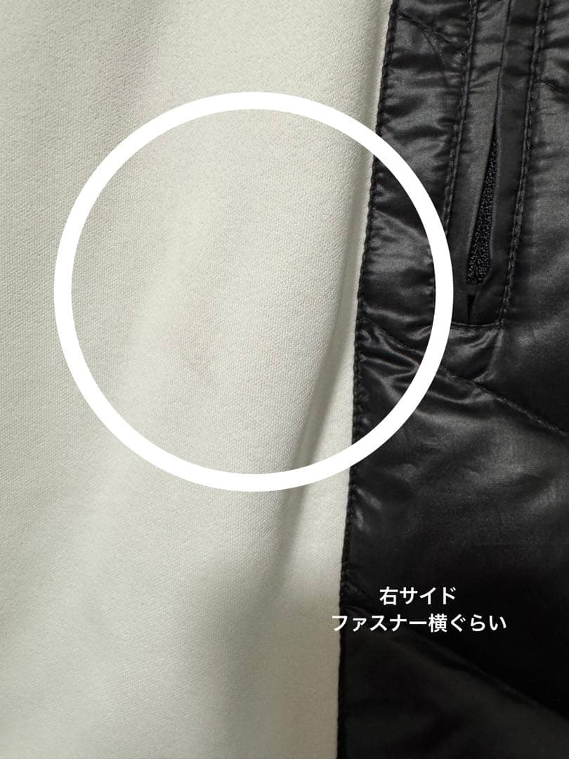 JUN&ROPE フリースコンビダウンワンピース　ロゴベルト付き