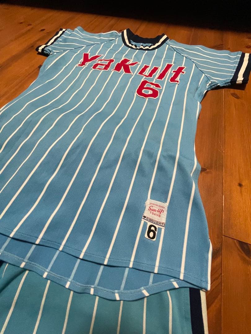 【プロ支給品・実使用】ヤクルトスワローズ 6番 ユニフォーム上下セット　激レア