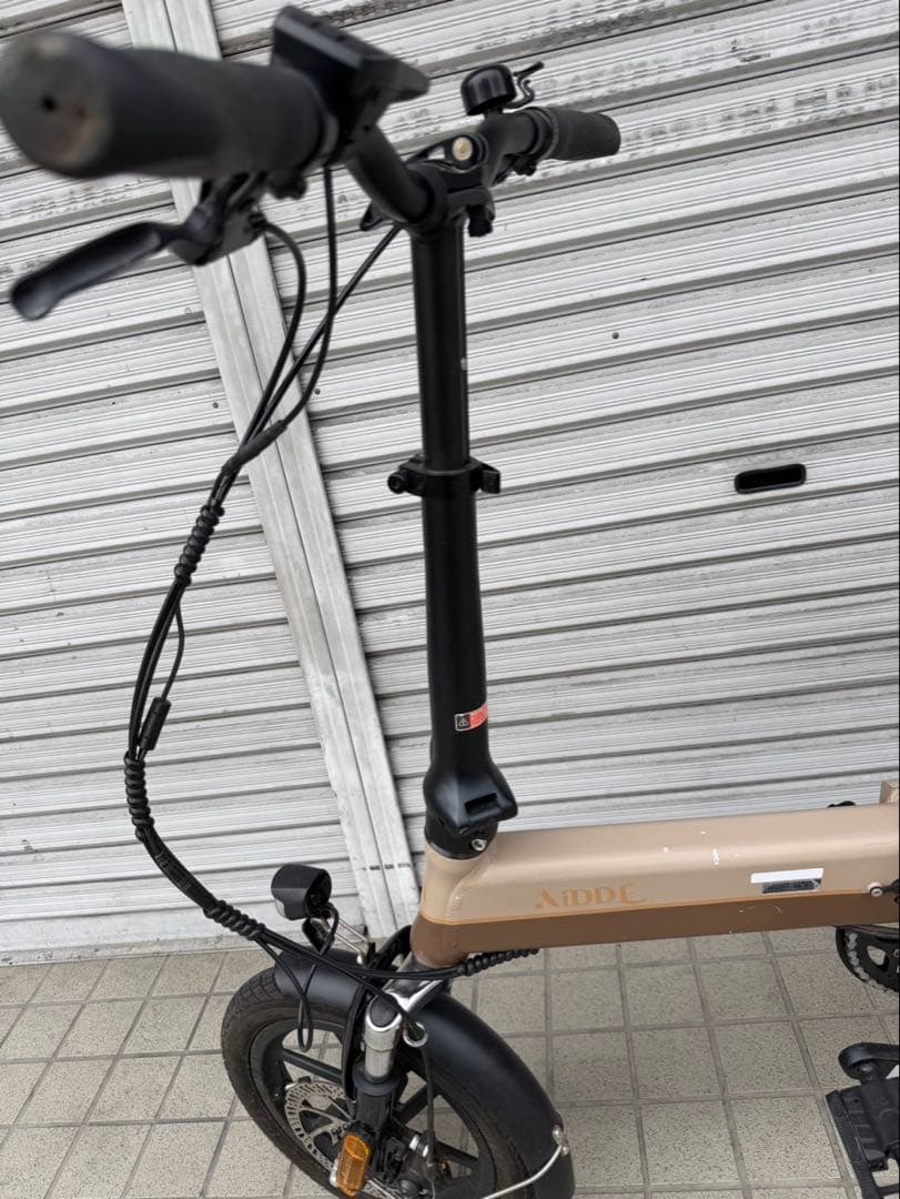 AIDDE 電動アシスト自転車 14インチ バッテリー7.8Ah 充電器あり
