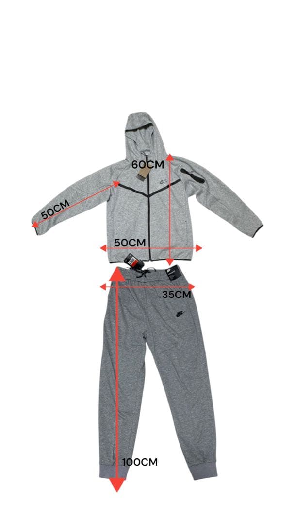 Nike ブラックジャージ上下セット
