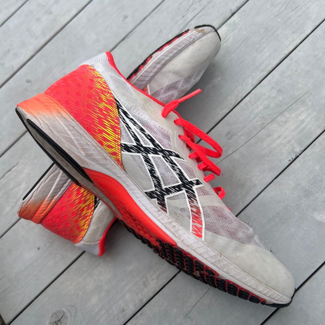 27.5 ASICS ターサーRP2ホワイト/レッド