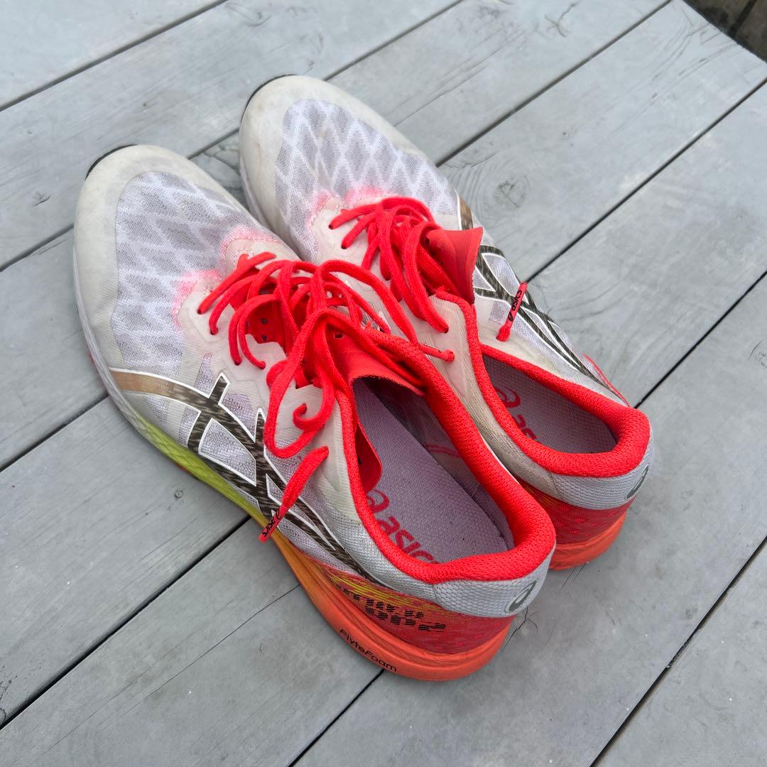 27.5 ASICS ターサーRP2ホワイト/レッド