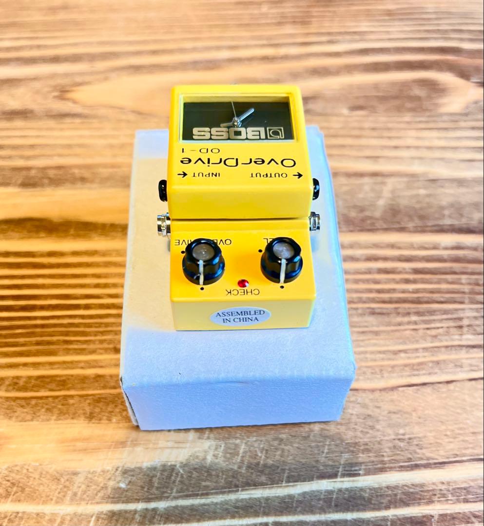 【新品】限定品　BOSS　OD-1 エフェクター　ミニクロック　時計　ノベルティ