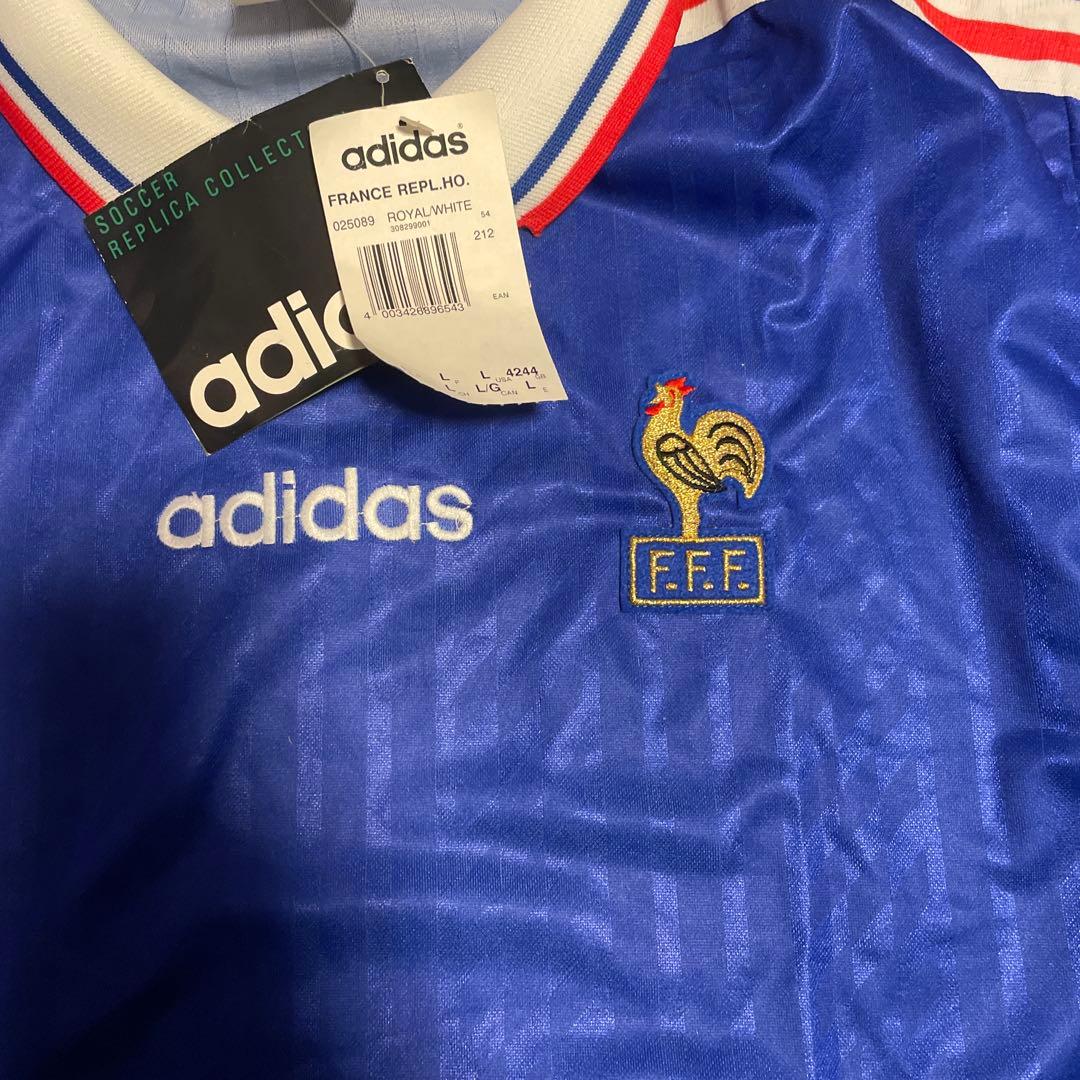 プレミア　貴重　adidas フランス代表 レプリカシャツ L