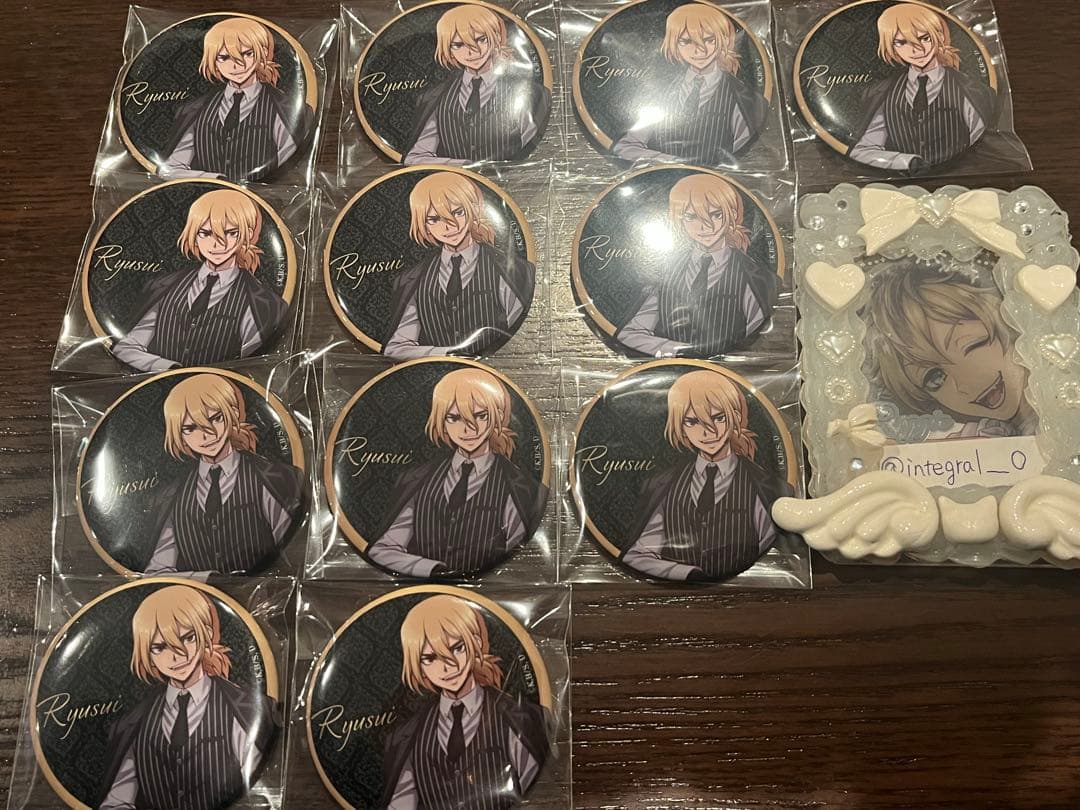 Dr.STONE ジャンプフェスタ ブラックスーツ 龍水 缶バッジ まとめ売り
