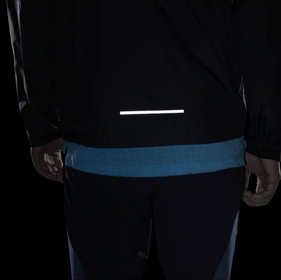 [新品] NIKE ナイキ　ランニングジャケット　パーカー　Mサイズ　ブラック