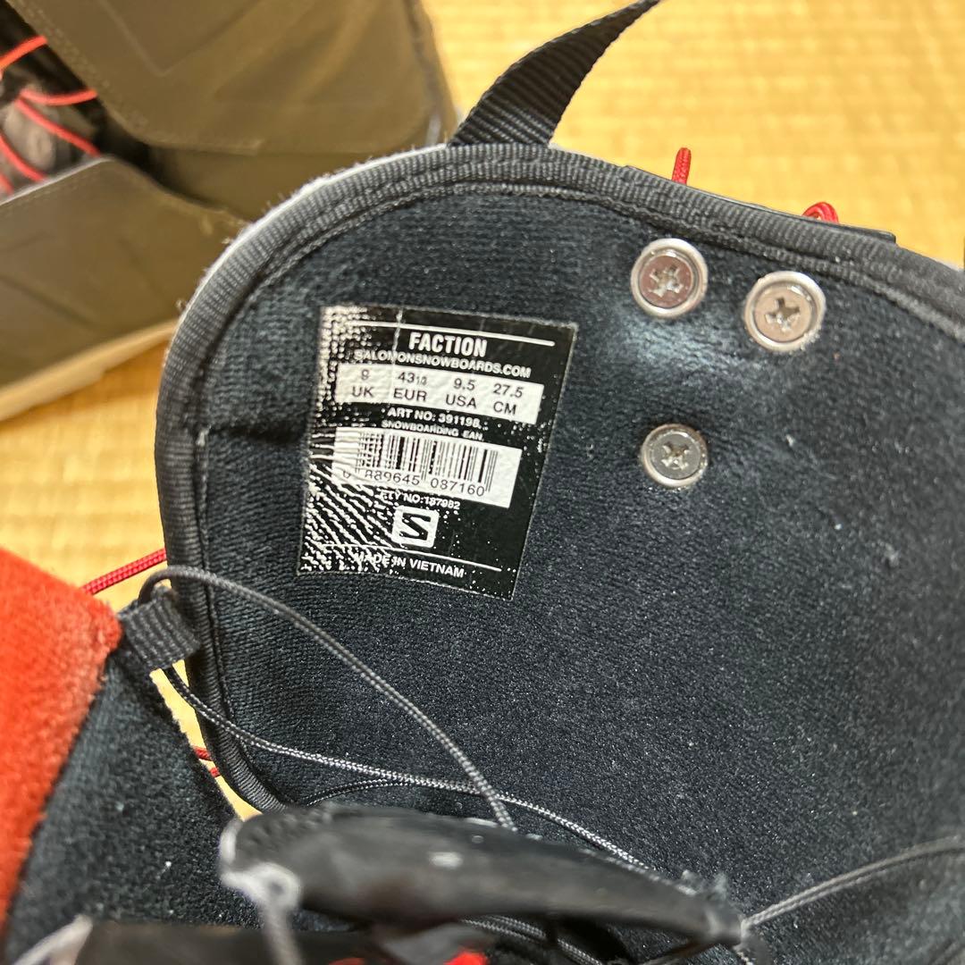SALOMON スノボブーツFACTION ファクション 27.5㎝