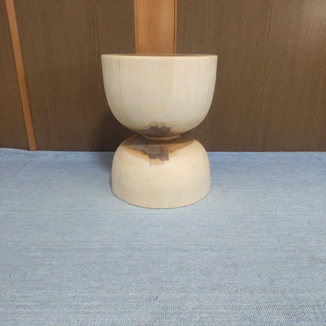 まめちゃん専用だてかんば丸太椅子スツール