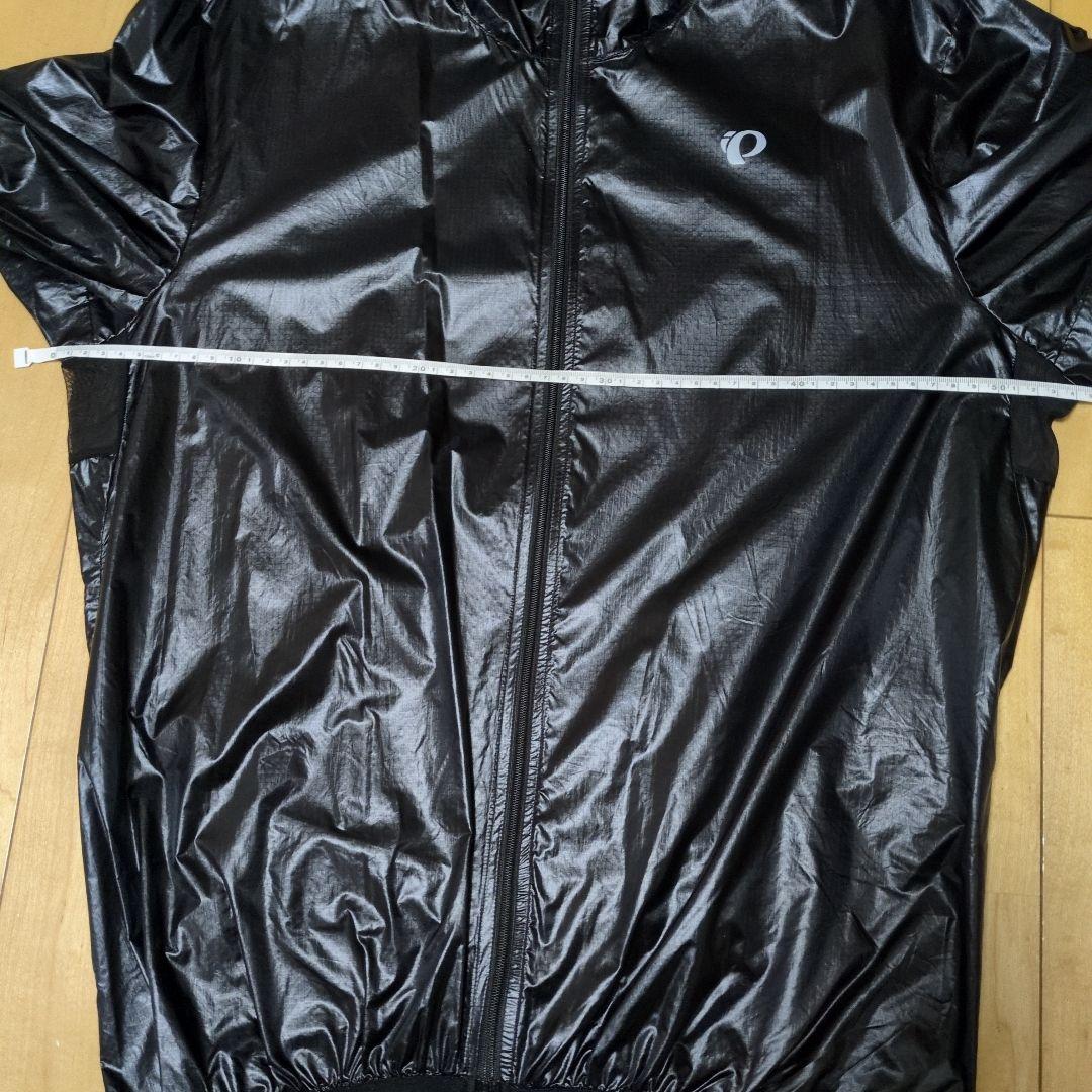 【着用1回】PEARL IZUMI ブラック ウィンドブレーカー　XLサイズ