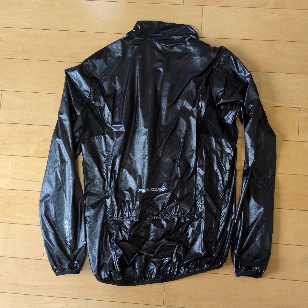 【着用1回】PEARL IZUMI ブラック ウィンドブレーカー　XLサイズ