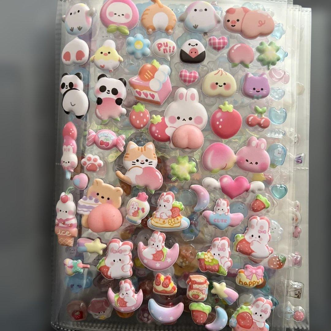 値下げ！シール帳完成品　シール大量　ボンボンドロップシール