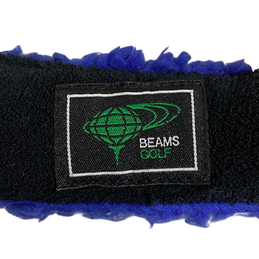 BEAMS GOLF ビームス ゴルフ ボア サンバイザー ブルー メンズ