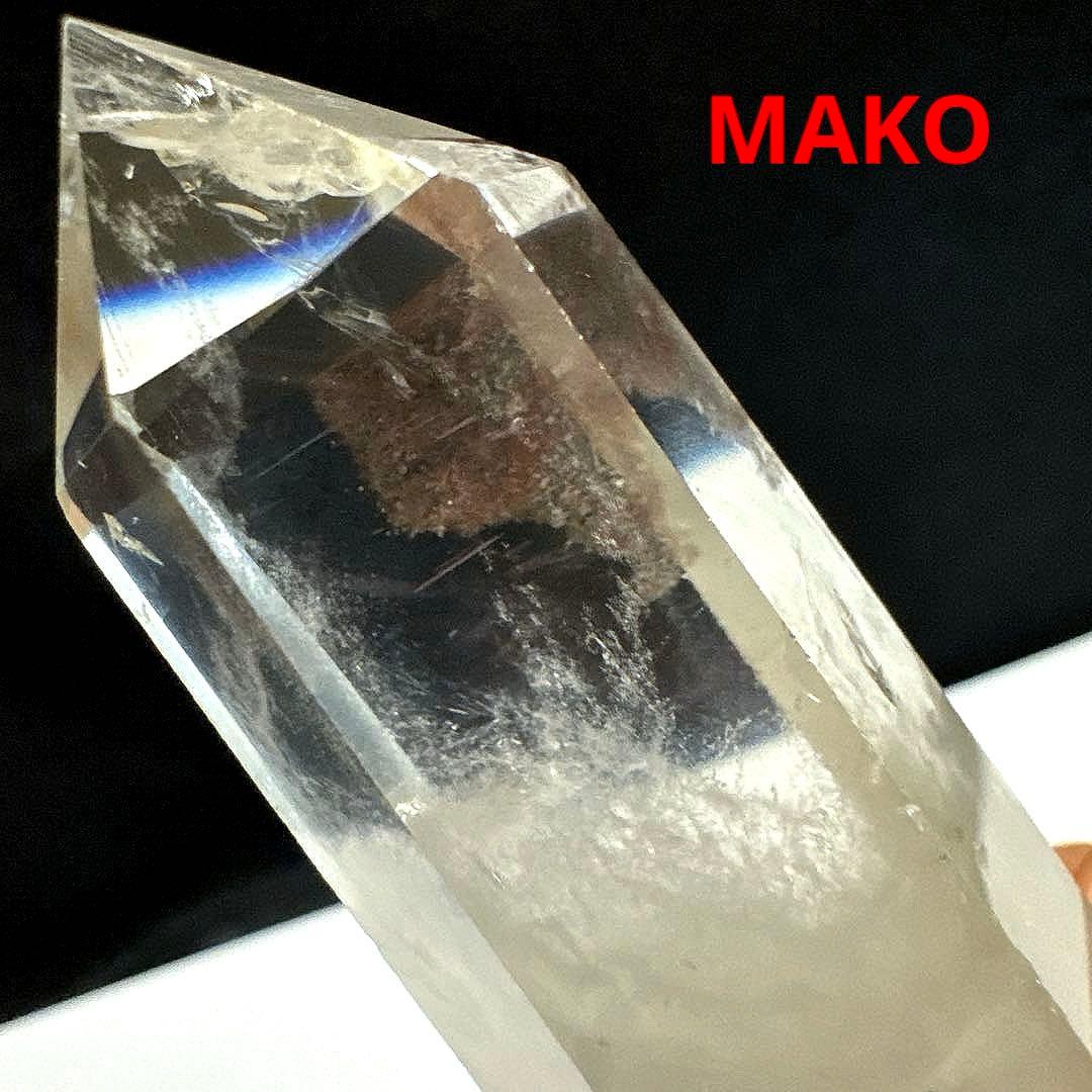 M1743☆ピンクエンジェルラダー水晶六角柱80g☆天然石　原石