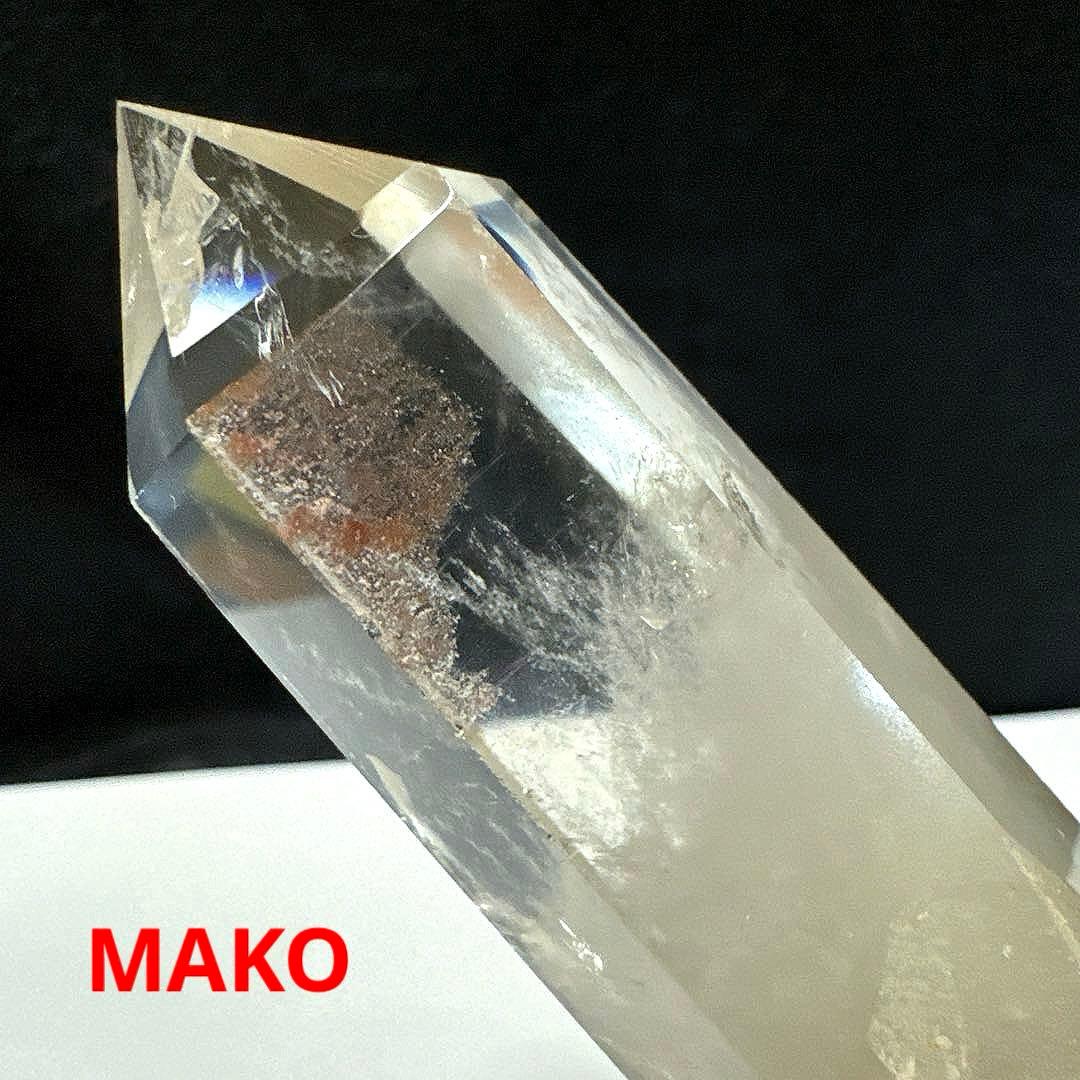 M1743☆ピンクエンジェルラダー水晶六角柱80g☆天然石　原石