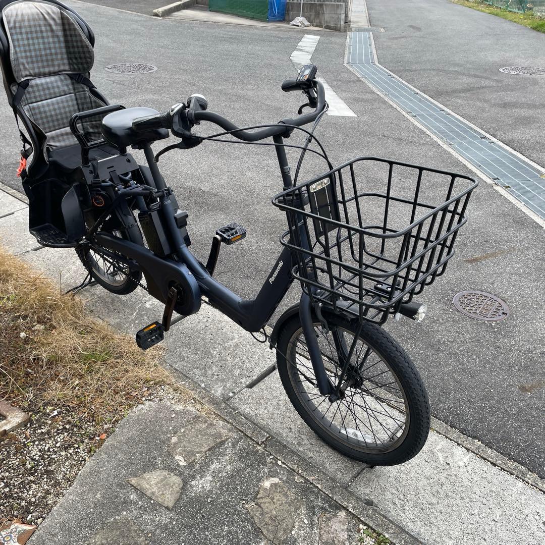 【引取限定】パナソニック 電動自転車 チャイルドシート付