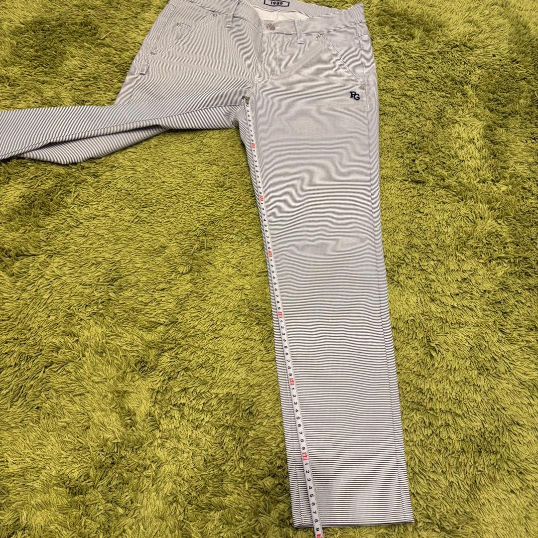 パーリーゲイツ PEARLYGATES ストレッチパンツ 細ボーダー サイズ1