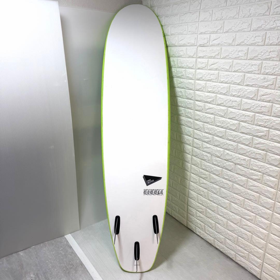 超美品　スリーウェザー BUBBLE ソフトサーフボード　6’10ft 良好