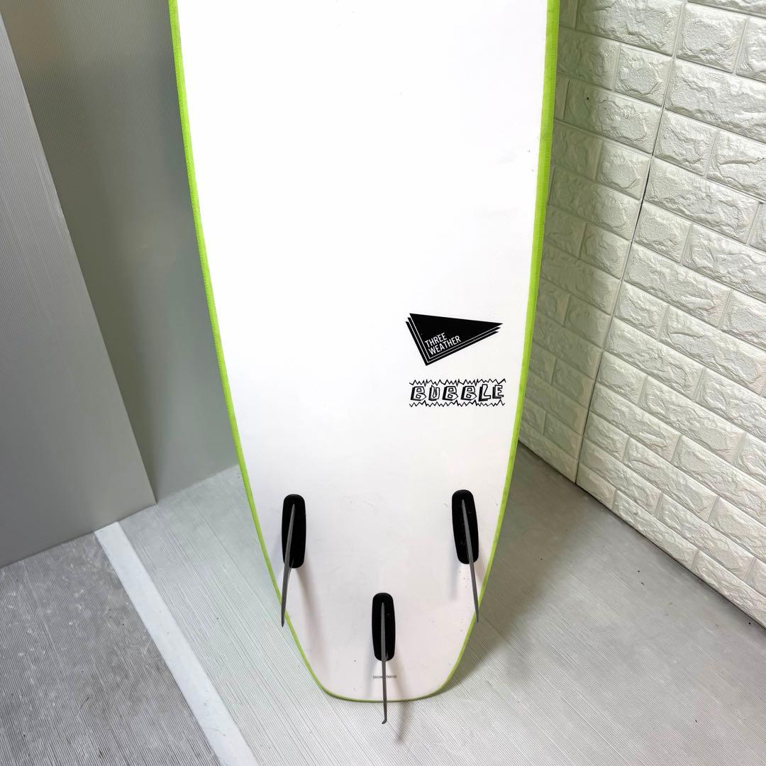 超美品　スリーウェザー BUBBLE ソフトサーフボード　6’10ft 良好