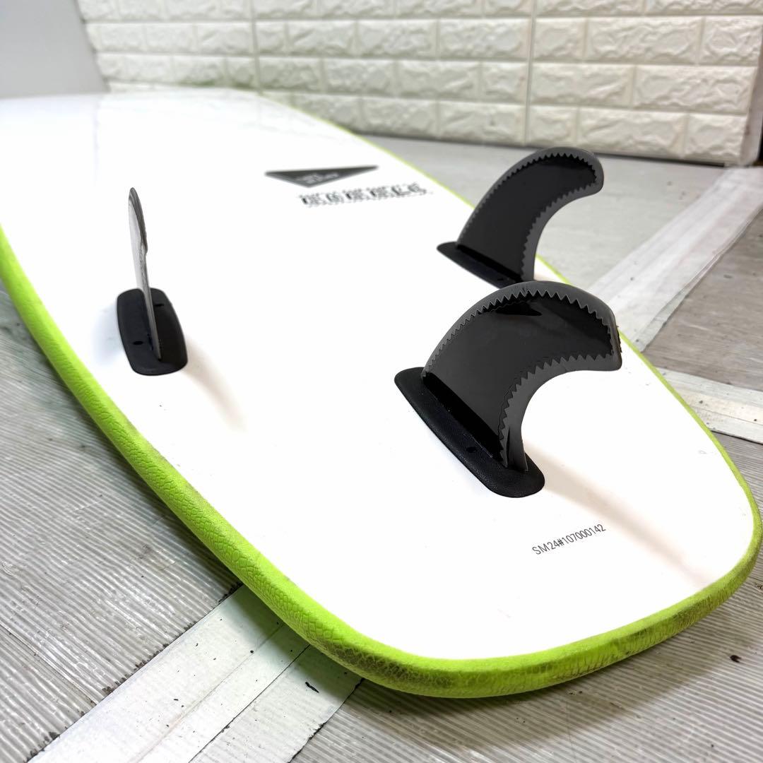 超美品　スリーウェザー BUBBLE ソフトサーフボード　6’10ft 良好