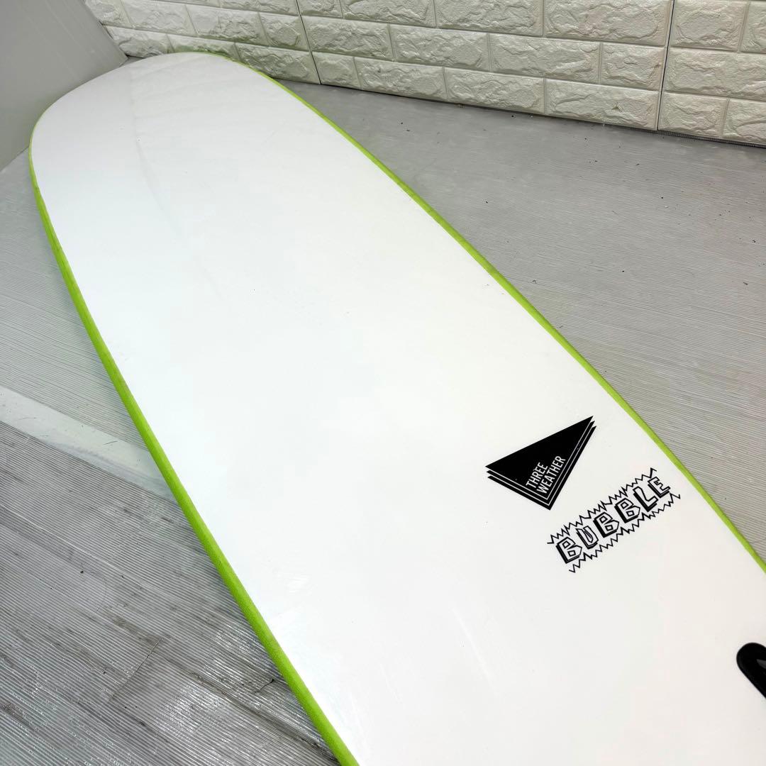 超美品　スリーウェザー BUBBLE ソフトサーフボード　6’10ft 良好