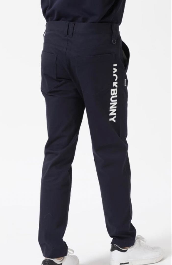 新品 パーリーゲイツ ジャックバニー 2WAYストレッチパンツ(6)LL/紺