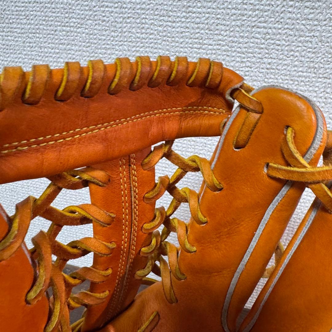 【即戦力/ボール付】Donaiya ドナイヤ 外野手用 グローブ 土手紐抜