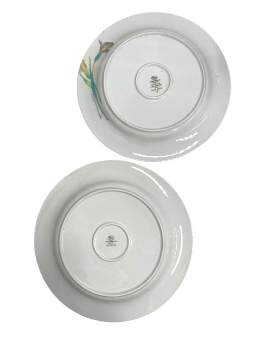 フッチェンロイタースカラ ビアンカ　レオナール32cmプレート2枚　25シ120