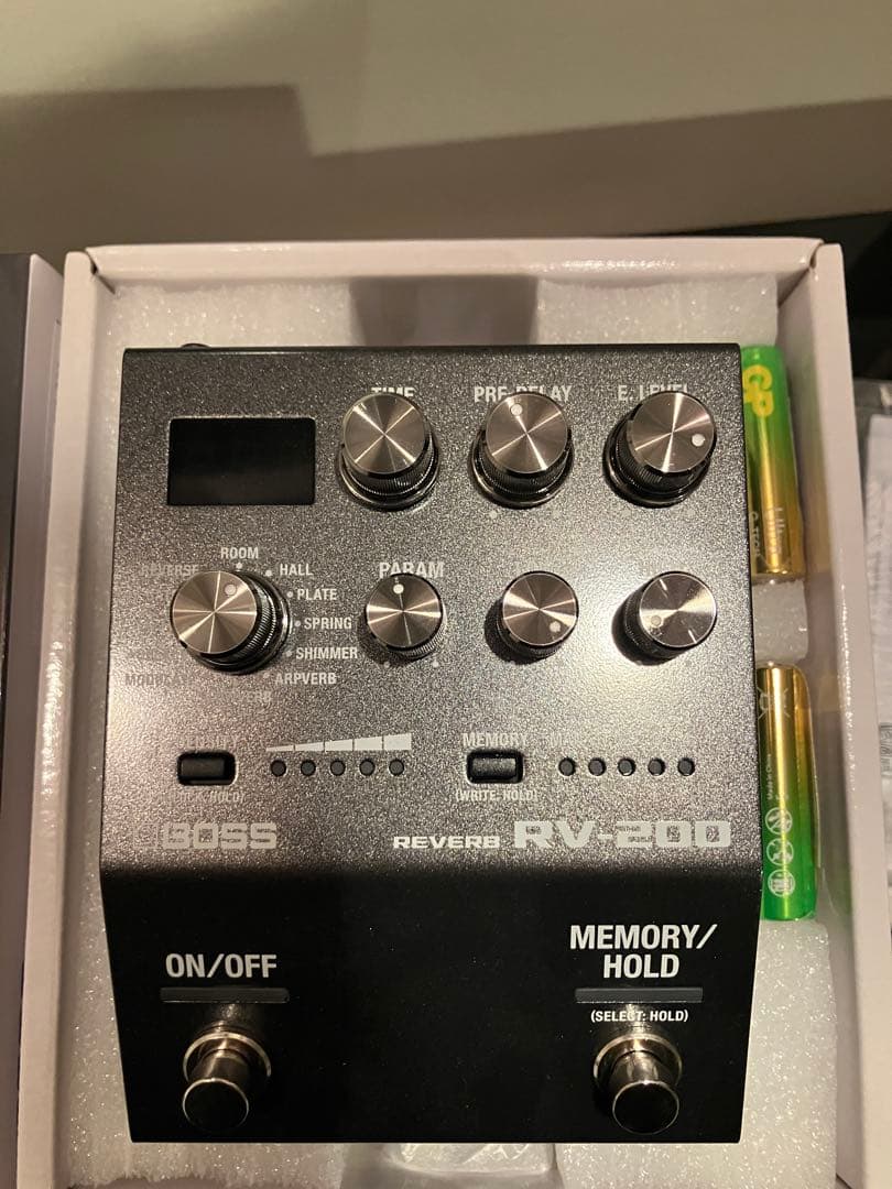 えて公BOSS RV-200 リバーブ　エフェクター