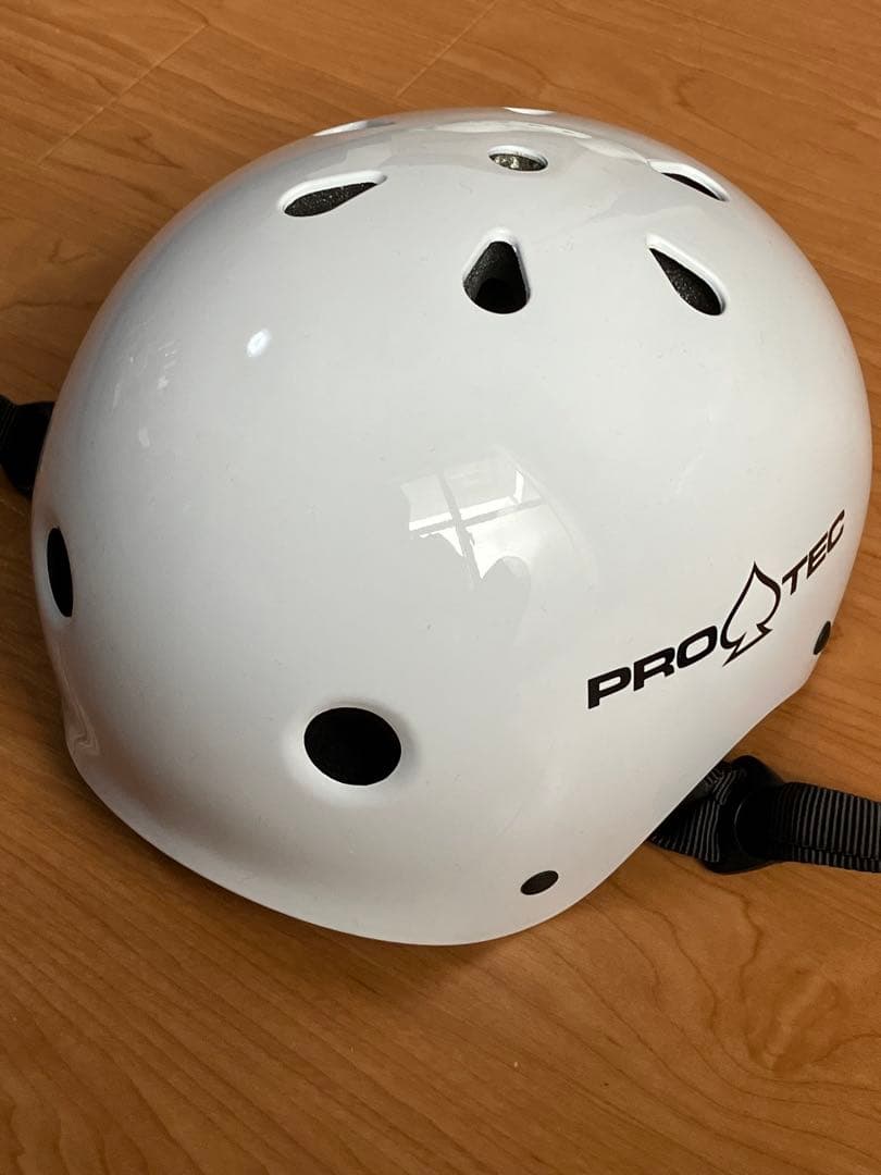 PRO-TEC プロテック スケートヘルメット グロスホワイト サイズM