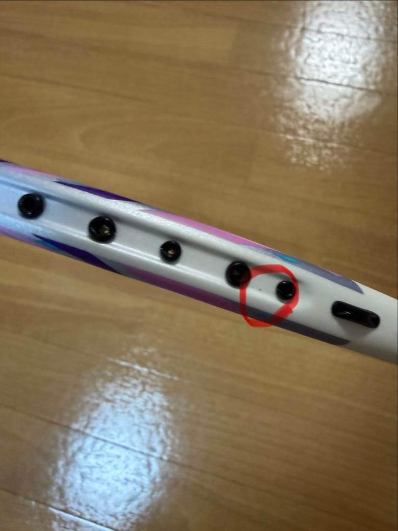 YONEX ナノフレア111 4U5 バドミントンラケット ケース付き
