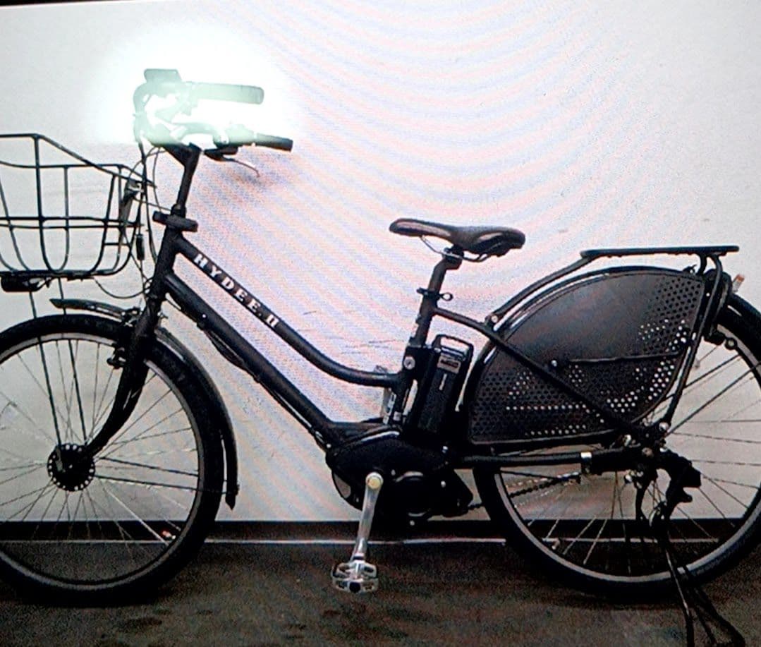 激安。美品！底値！子供乗せ用！新基準ブリジストンＨＹＤＤＹⅡ電動アシスト自転車。