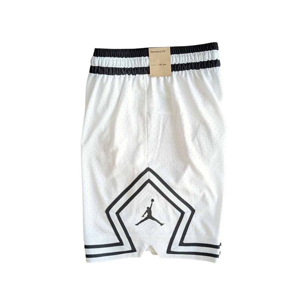 【新品】ジョーダン メッシュ ダイヤモンドショート バスパン Mサイズ 白